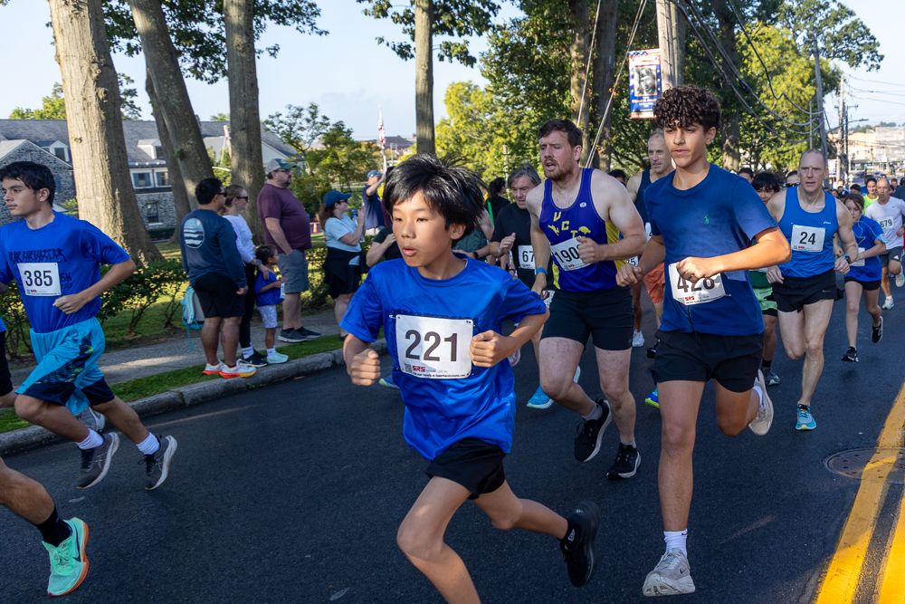 Runners on the course